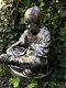 Biddende monnik, Shaolin, polyresin, tuinbeeld / beeld voor in huis - 5 - Thumbnail