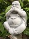 Boeddha beelden - horen, zien en zwijgen - steen - 3 - Thumbnail