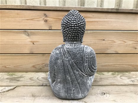 Boeddha mediterend, dreamlike, stenen figuur, tuindecoratie - 3