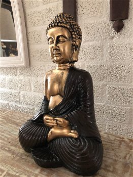Thaise boeddha, zittend, ceramic - 1