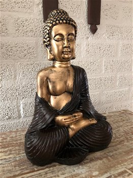 Thaise boeddha, zittend, ceramic - 2