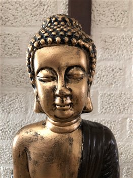 Thaise boeddha, zittend, ceramic - 3