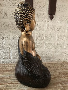 Thaise boeddha, zittend, ceramic - 4