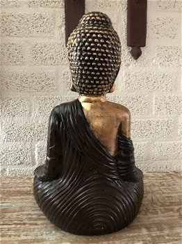 Thaise boeddha, zittend, ceramic - 5