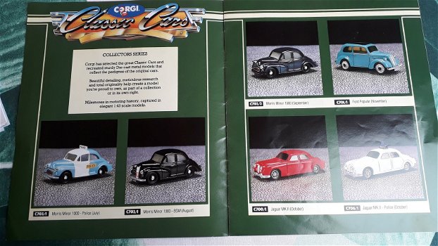 1988 Corgi Classics Catalogue - 10 bladzijden. - 2