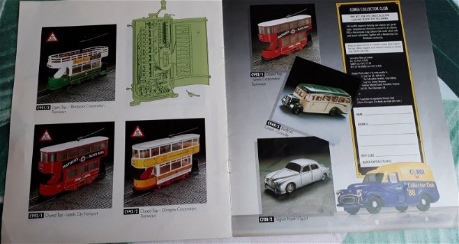 1988 Corgi Classics Catalogue - 10 bladzijden. - 6