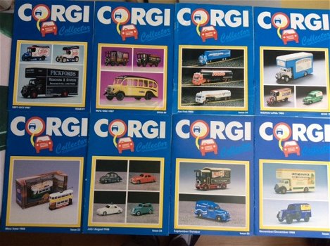 Corgi Car Collector Catalogus 8 stuks 1987 - 1988 - 0
