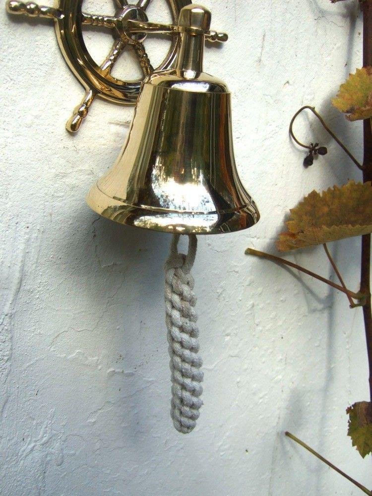 Deurbel, bel schip, messing - deurbel-voordeurbel-bel - Afbeelding 3