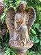 Tuinbeeld engel, vol steen, oxide, groot beeld - 0 - Thumbnail