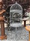 Een hele mooie decoratieve vogelkooi gemaakt van ijzer - 7 - Thumbnail