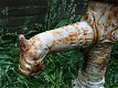 Rustieke ouderwetse waterpomp, zoals vroeger, vol gietijzer - 1 - Thumbnail