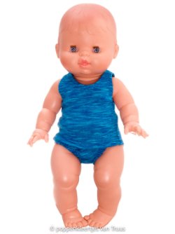 Paola Reina 34 cm Jongens ondergoed blauw/aqua