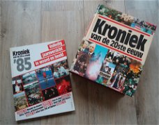 Kroniek van de 20ste eeuw van Elsevier + aanvulling 1985.