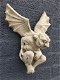 Gargoyle vleermuis, tuinbeeld, middeleeuws figuur, tuindecoratie - 1 - Thumbnail