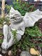 Gargoyle vleermuis, tuinbeeld, middeleeuws figuur, tuindecoratie - 3 - Thumbnail