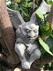 Gargoyle vleermuis, tuinbeeld, middeleeuws figuur, tuindecoratie - 5 - Thumbnail