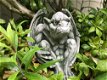 Gargoyle figuur, middeleeuwse draak / demonen beschermer, kerk figuren - 1 - Thumbnail