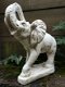 Dierenbeeld van een olifant, stenen beeld, decoratie - 1 - Thumbnail
