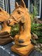 Sculptuur paardenhoofd in oxide, steen, exclusief tuinbeeld - 1 - Thumbnail