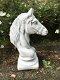 Sculptuur paardenhoofd, steen, tuinbeeld - 0 - Thumbnail