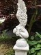 Groot engelenbeeld, stenen tuinbeeld, engel - 0 - Thumbnail