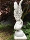Groot engelenbeeld, stenen tuinbeeld, engel - 2 - Thumbnail
