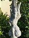 Groot engelenbeeld, stenen tuinbeeld, engel - 3 - Thumbnail
