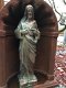 Jezus beeld, kerkelijk tuinbeeld in koper kleur, steen - 4 - Thumbnail
