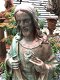 Jezus beeld, kerkelijk tuinbeeld in koper kleur, steen - 5 - Thumbnail