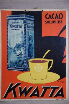 1927 kwatta winkel reclamebord . - 0