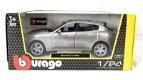 1:24 Bburago Maserati Levante SUV metallic grijs met glazen dak 2016 - 3 - Thumbnail