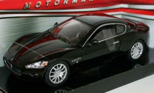 1:24 Motor Max Maserati Gran Turismo coupe zwart - 0