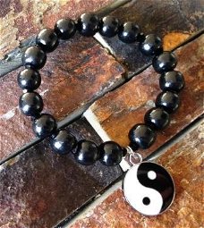 Yin Yang bedel aan armband 