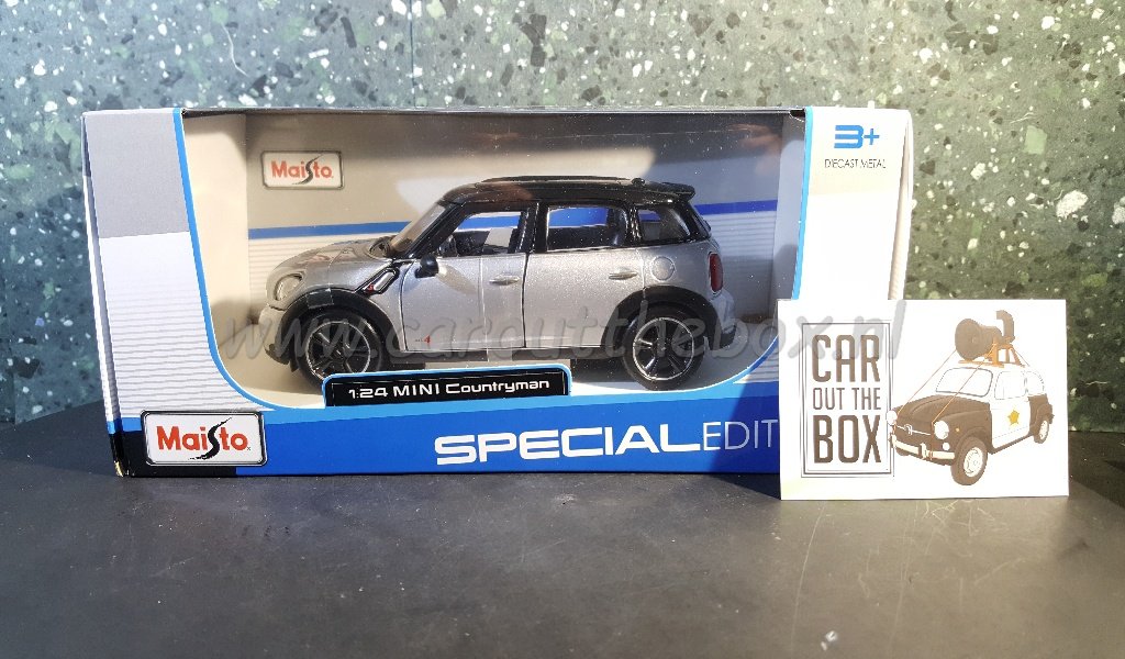 Mini Countryman 2011 zilver 1:24 Maisto - Afbeelding 5