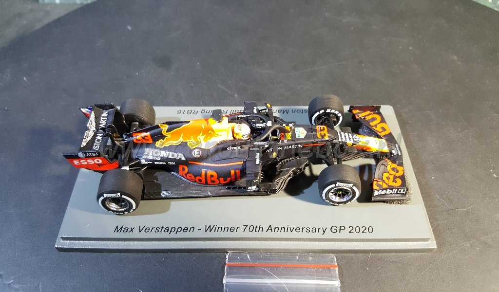 Aston Martin Red Bull RB16 Verstappen 2020 1:43 Spark - Afbeelding 3