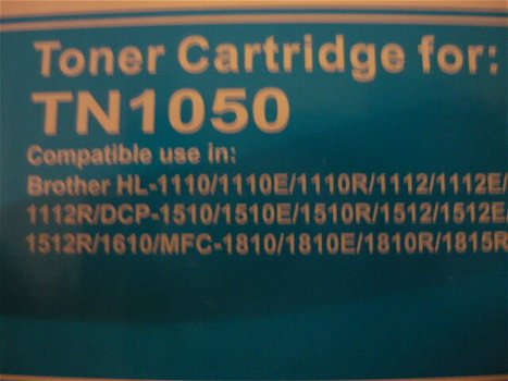 5x Toner Cartridges TN1050 - voor brother-printers - 5 stuks - 1