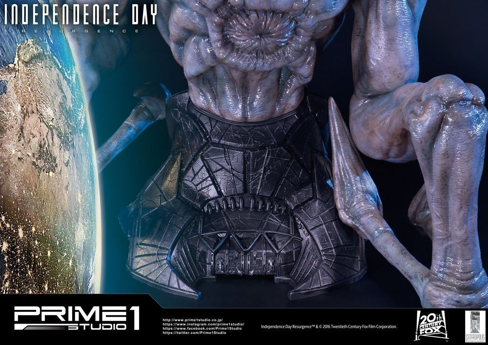 HOT DEAL - Prime1Studio Independence Day Life-Size Alien Bust - Afbeelding 6