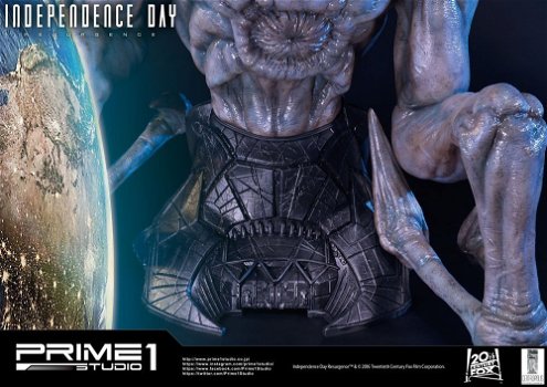 HOT DEAL - Prime1Studio Independence Day Life-Size Alien Bust - 5