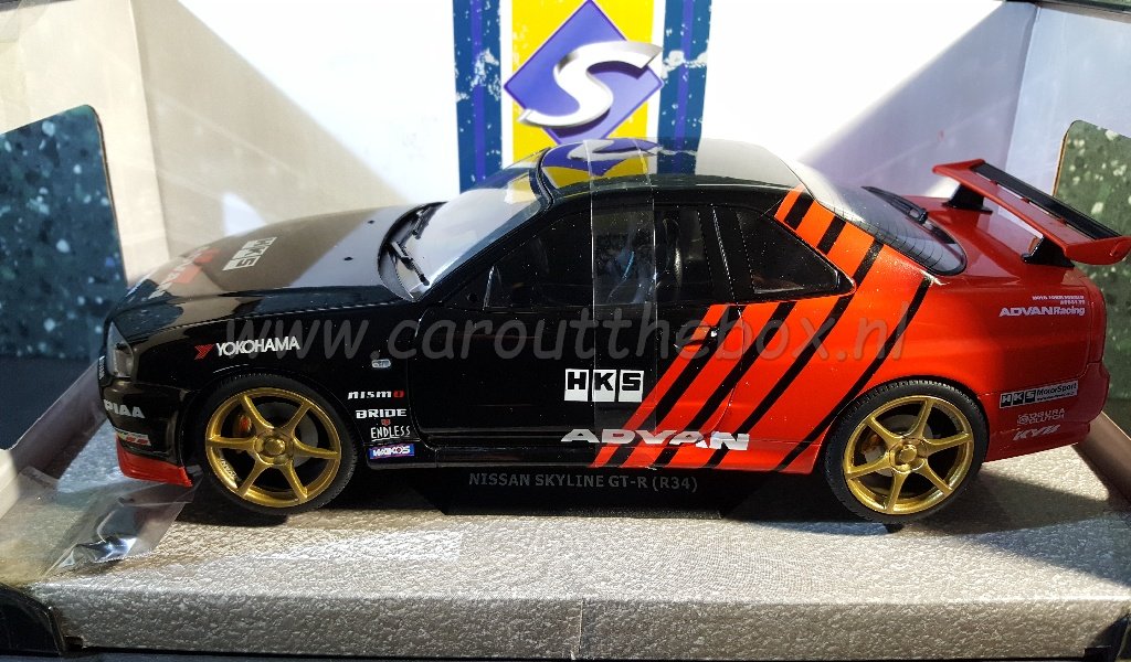 Nissan Skyline GTR drift evocation 1:18 Solido - nr. 1