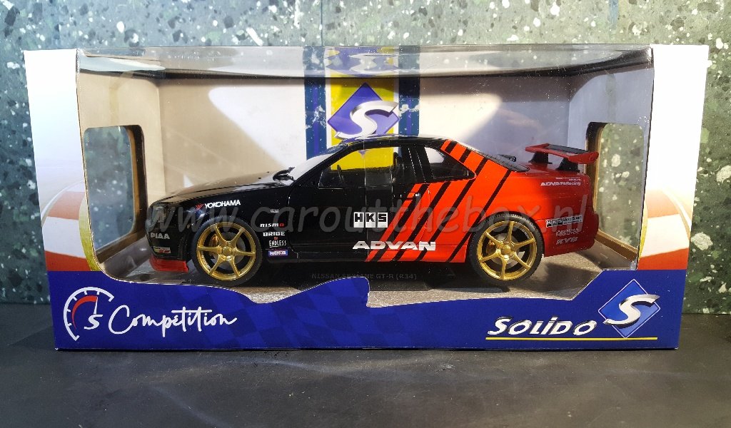 Nissan Skyline GTR drift evocation 1:18 Solido - Afbeelding 5