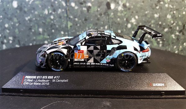 Porsche 911 GT3 RSR #77 Le Mans 2018 1:43 Ixo - 0