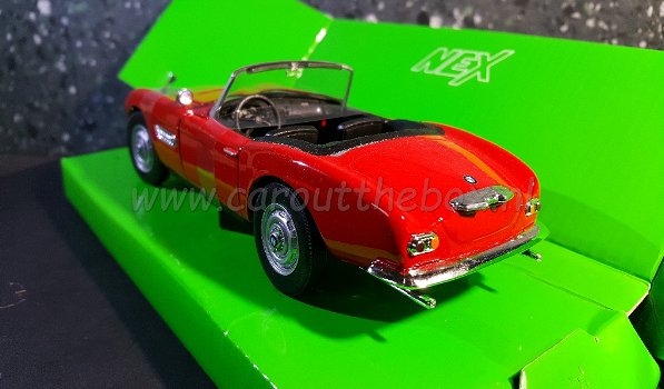 BMW 507 rood 1:24 Welly - 2