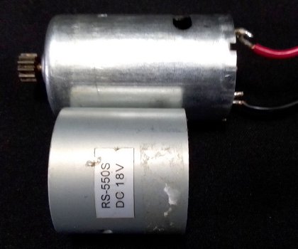 krachtige Elektro motor, 6-20 volt DC, gst,RS-550S 18v - 4