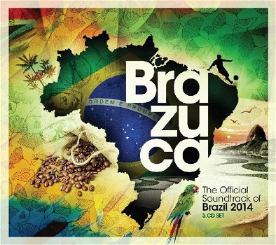Brazuca - The Official Soundtrack Of Brazil 2014 (3 CD) Nieuw/Gesealed - 0