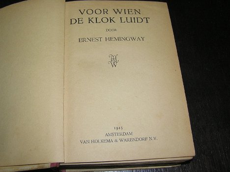 Voor wien de klok luidt- Ernest Hemingway - 3