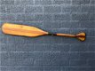 Bijzondere wanddecoratie, een roei peddel, handgemaakt van hout - 0 - Thumbnail