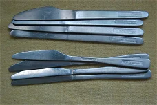 Vliegtuigbestek British Airways 8 knifes/messen