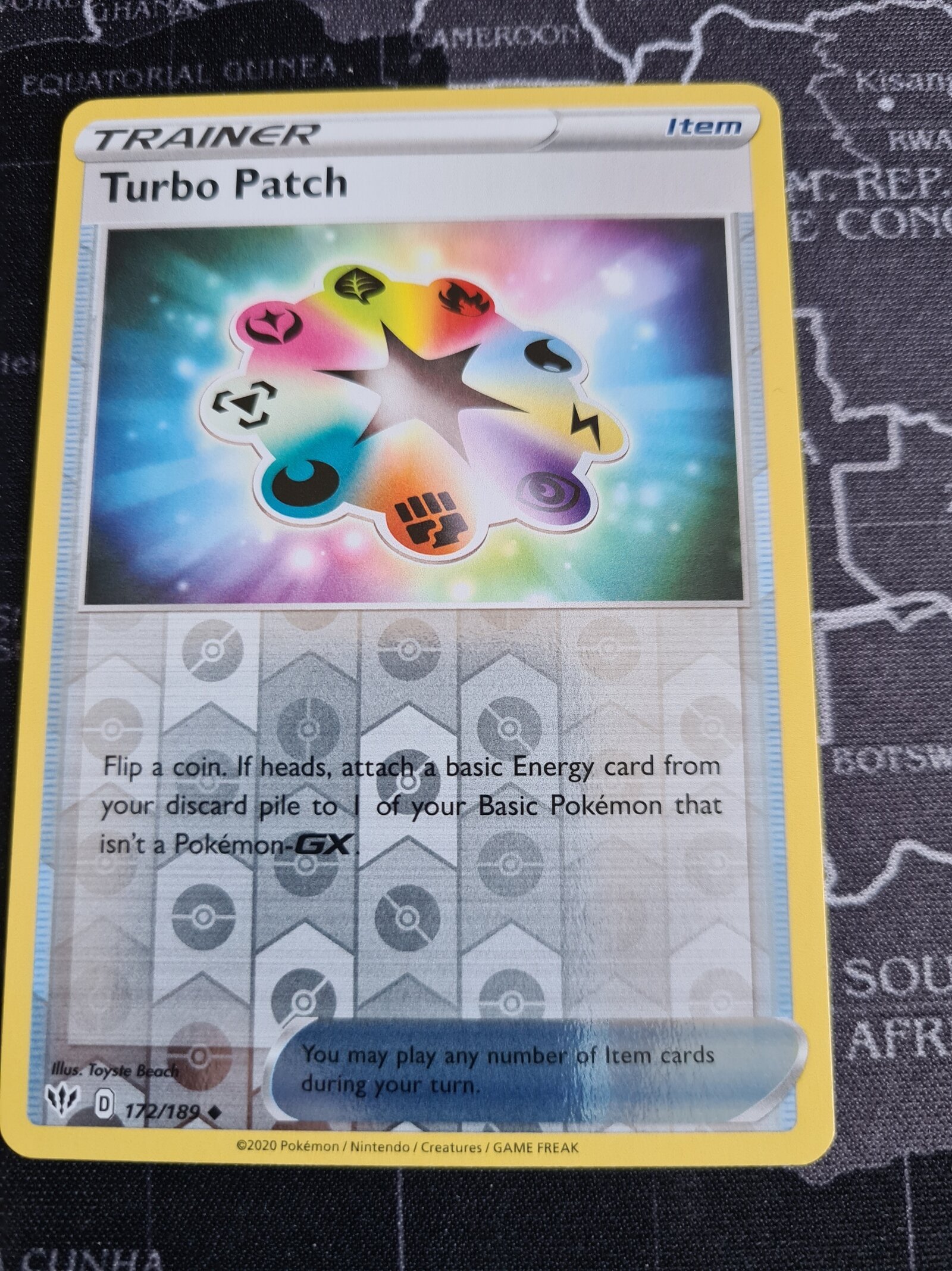 Turbo Patch 172/189 (reverse) Uncommon Sword & Shield: Darkness Ablaze - nr. 1