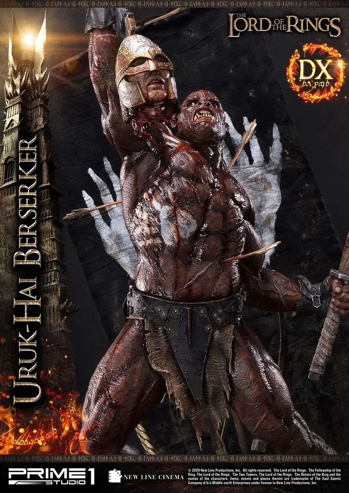 Prime 1 Studio LOTR Uruk-Hai Berserker Deluxe Version - Afbeelding 3