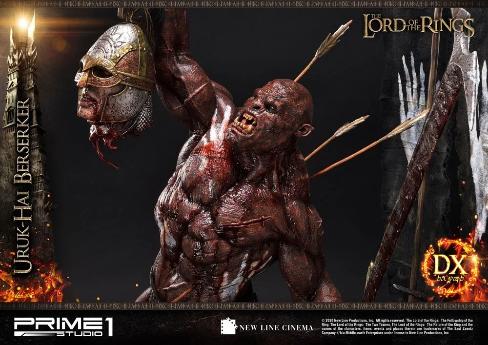 Prime 1 Studio LOTR Uruk-Hai Berserker Deluxe Version - Afbeelding 5